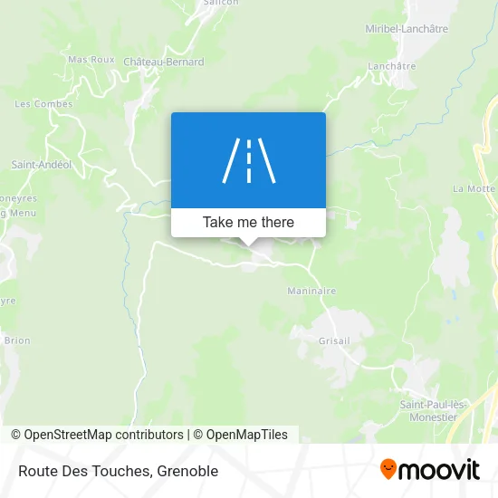 Route Des Touches map