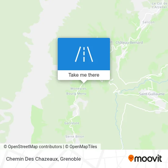 Chemin Des Chazeaux map