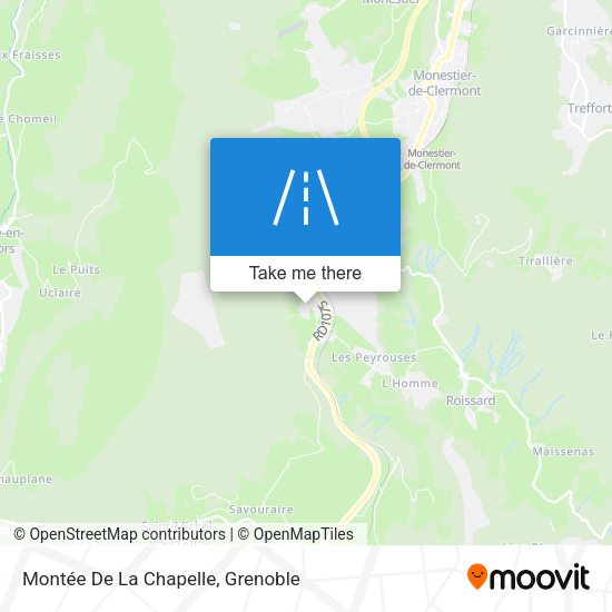 Montée De La Chapelle map
