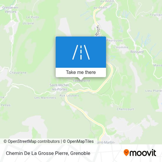 Chemin De La Grosse Pierre map