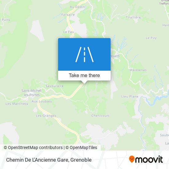 Chemin De L'Ancienne Gare map