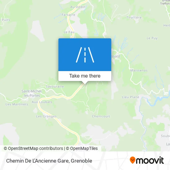 Chemin De L'Ancienne Gare map