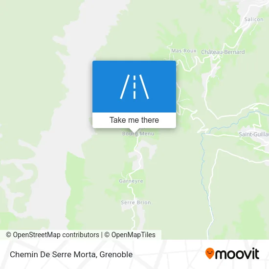 Chemin De Serre Morta map