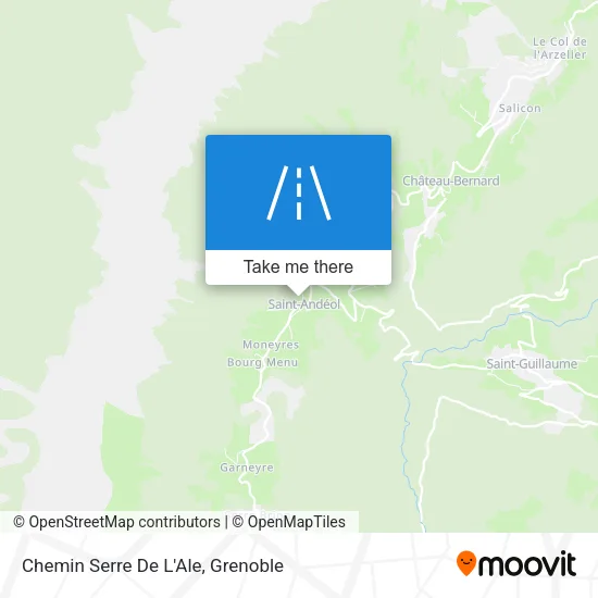 Chemin Serre De L'Ale map