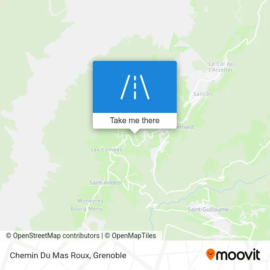 Chemin Du Mas Roux map