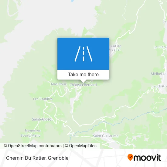 Chemin Du Ratier map