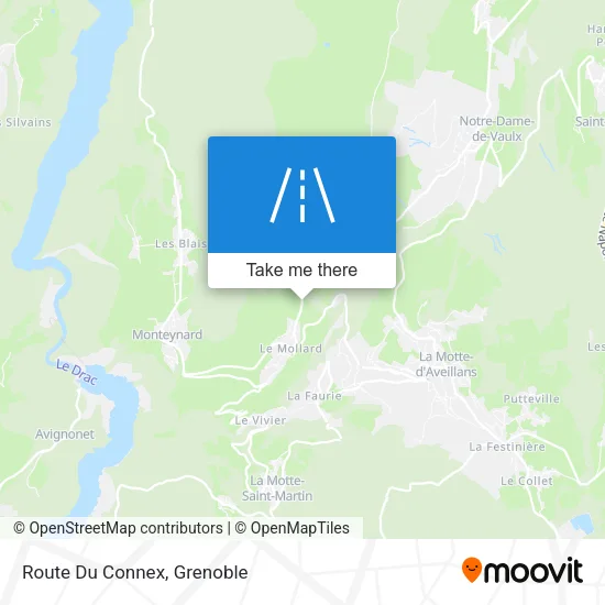 Route Du Connex map