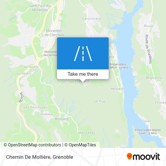 Chemin De Mollière map