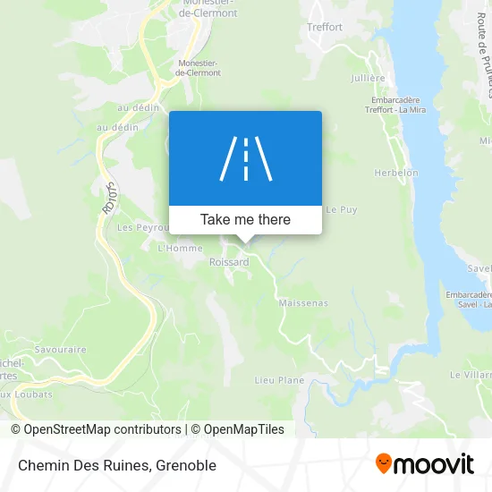 Chemin Des Ruines map