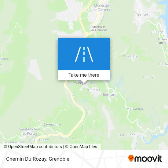 Chemin Du Rozay map