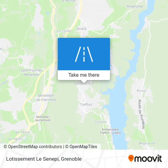 Lotissement Le Senepi map