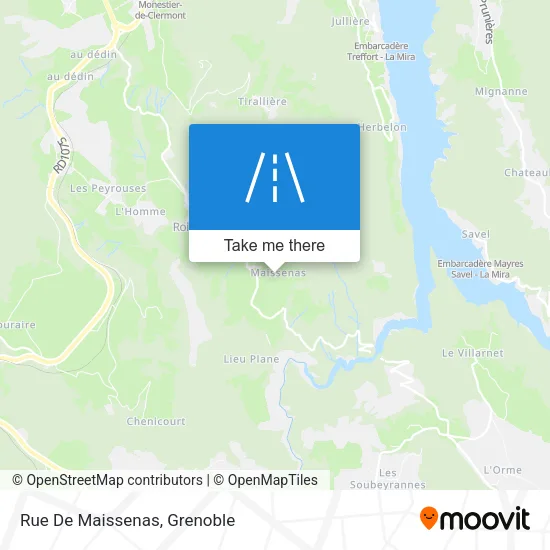 Rue De Maissenas map