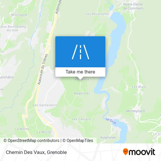 Chemin Des Vaux map