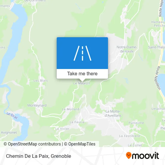 Chemin De La Paix map