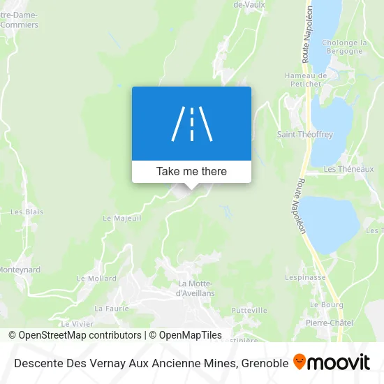 Descente Des Vernay Aux Ancienne Mines map
