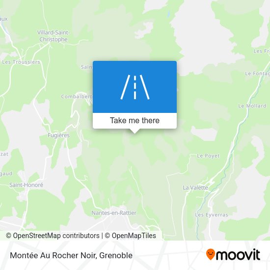 Montée Au Rocher Noir map