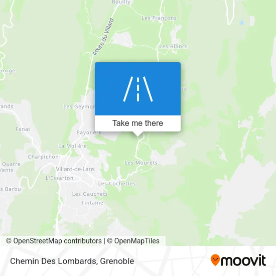 Chemin Des Lombards map