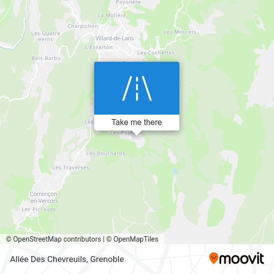 Allée Des Chevreuils map