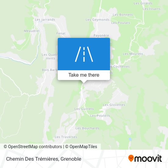 Chemin Des Trémières map