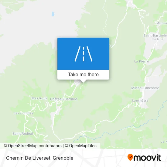 Chemin De Liverset map