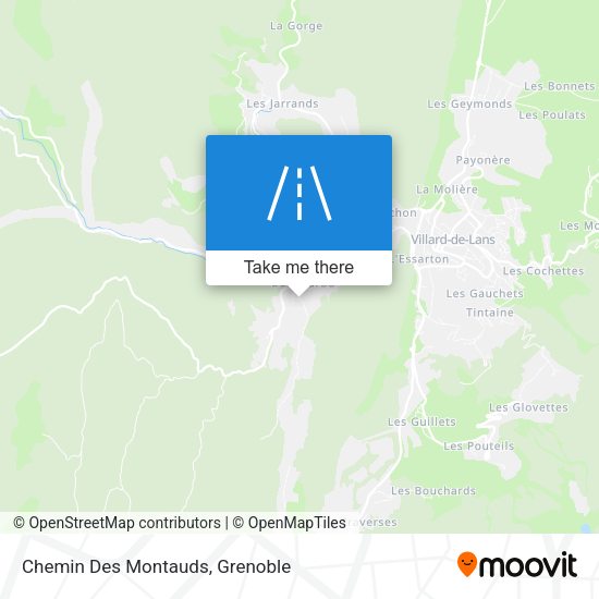 Chemin Des Montauds map