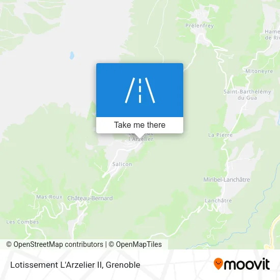 Lotissement L'Arzelier II map