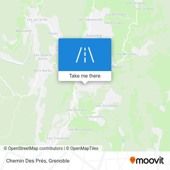 Chemin Des Prés map
