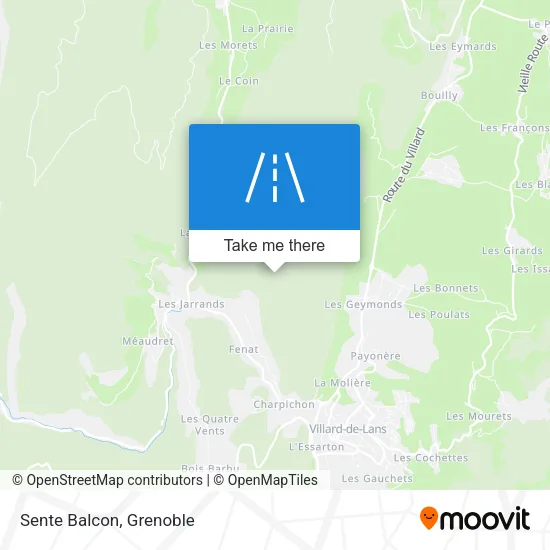 Sente Balcon map