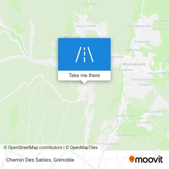 Chemin Des Sables map