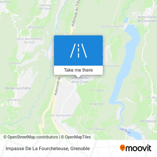 Impasse De La Fourcheteuse map