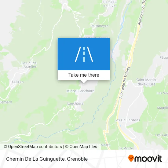 Chemin De La Guinguette map