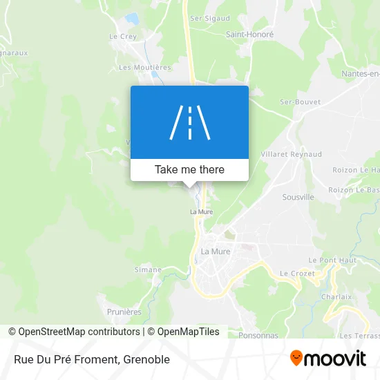 Rue Du Pré Froment map