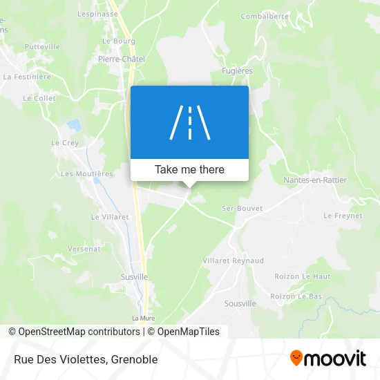 Rue Des Violettes map