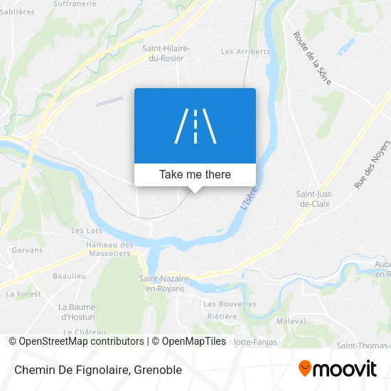 Chemin De Fignolaire map