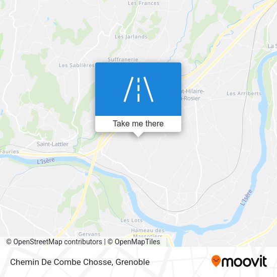 Chemin De Combe Chosse map
