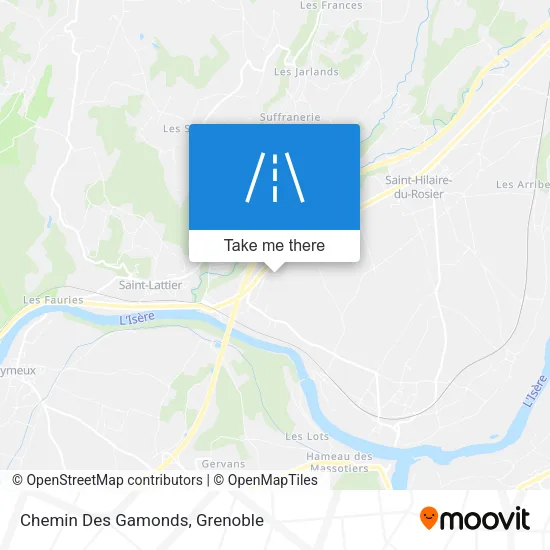Chemin Des Gamonds map