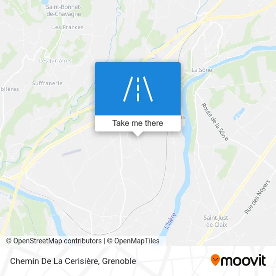 Chemin De La Cerisière map