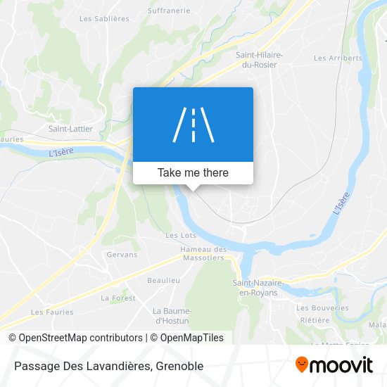 Passage Des Lavandières map