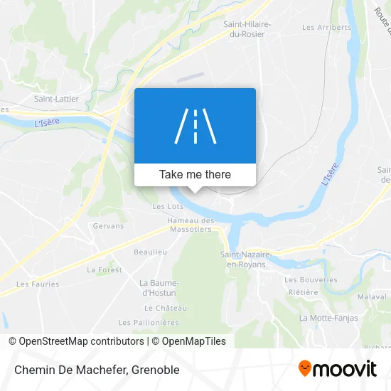 Chemin De Machefer map