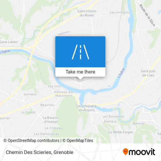 Chemin Des Scieries map