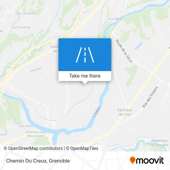 Chemin Du Creux map