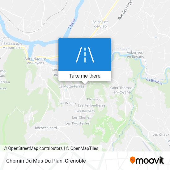 Chemin Du Mas Du Plan map