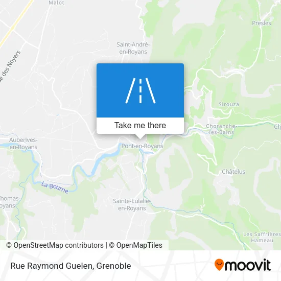 Rue Raymond Guelen map