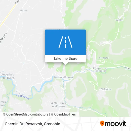 Chemin Du Reservoir map