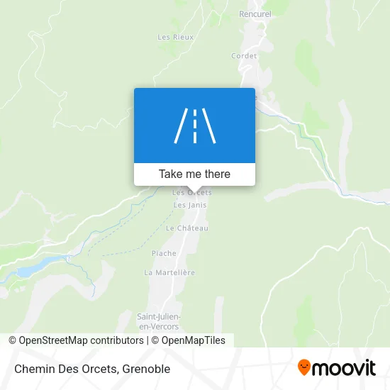 Chemin Des Orcets map