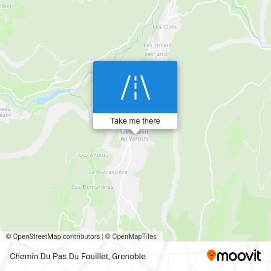 Chemin Du Pas Du Fouillet map