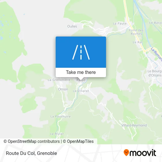 Route Du Col map
