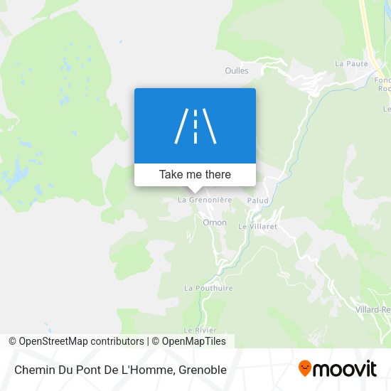 Chemin Du Pont De L'Homme map
