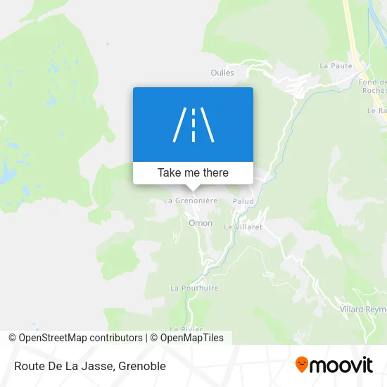 Route De La Jasse map