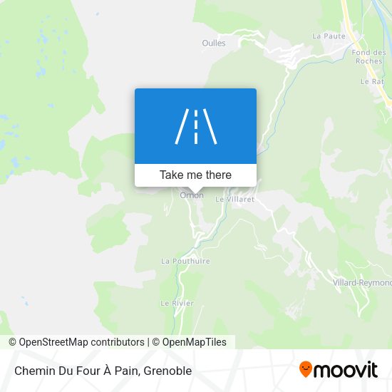 Chemin Du Four À Pain map
